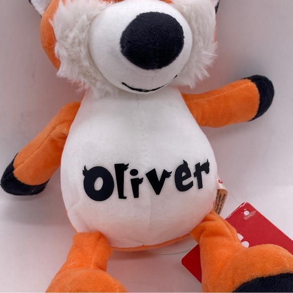 Personalized Fox Plush Stuffed Animal Customizable with Name of Choice - Picture 7 of 7